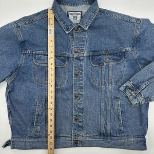 VTG 90's Lee denim 71075 trucker Button jacket blue stonewash Mens XL X-Large